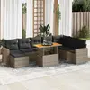 Image de Salon 9 Pièces vidaXL - Coussins Gris