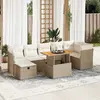 Image de vidaXL Ensemble de jardin 8 pcs avec coussins
