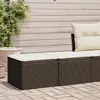 Image de vidaXL Salon de jardin 2 pcs résine tressée acacia - Marron