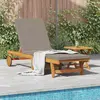 Image de Chaise longue VidaXL - Marron