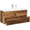 Image de Armoire lavabo Vidaxl - Vieux bois