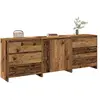 Image de VIDAXL Buffet 3 pcs vieux bois