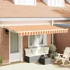 Image de vidaXL Toile de rechange pour auvent Multicolore 4 x 2 m Polyester