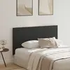 Image de vidaXL Tête de lit Chêne noir 160 x 1,5 x 80,5 cm Bois d'ingénierie