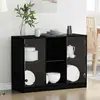 Image de vidaXL Buffet Chêne noir 100 x 37 x 75.5 cm