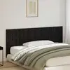 Image de vidaXL Tête de lit Chêne noir 160 x 1,5 x 80,5 cm Bois d'ingénierie