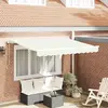 Image de vidaXL Auvent Rétractable Crème 250 x 200 cm tissu