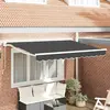 Image de vidaXL Cadre d'auvent Anthracite 250 x 200 cm