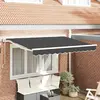 Image de vidaXL Cadre d'auvent Anthracite 250 x 200 cm