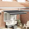 Image de vidaXL Auvent Rétractable Anthracite 250 x 200 cm tissu
