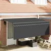 Image de vidaXL Auvent Rétractable Anthracite 400 x 200 cm