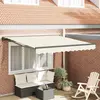 Image de vidaXL Cadre d'auvent Crème 300 x 250 cm Polyester avec revêtement PU