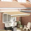 Image de vidaXL Auvent Rétractable Multicolore 300 x 250 cm Tissu et Métal