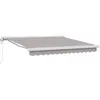 Image de vidaXL Auvent Gris clair 300 x 250 x 165 cm Polyester et Aluminium
