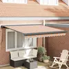 Image de vidaXL Auvent rétractable Multicolore 350 x 250 cm Toile et Aluminium