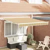 Image de vidaXL Auvent rétractable électrique Multicolore 350 x 250 cm