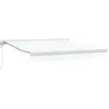 Image de vidaXL Auvent Blanc 350 x 250 x 165 cm Polyester et Aluminium