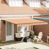 Image de vidaXL Auvent Rétractable Jaune et Orange 400 × 350 cm