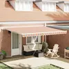 Image de vidaXL Auvent Rétractable Multicolore 450 × 300 cm