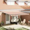 Image de vidaXL Auvent rétractable Multicolore 450 × 300 cm Polyester