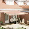 Image de vidaXL Auvent rétractable Multicolore 450 × 300 cm