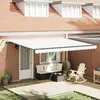 Image de vidaXL Tissu de auvent Blanc 450 × 300 cm Polyester