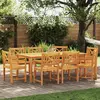 Image de vidaXL Chaises de jardin 8 pcs Naturel Bois d'Acacia Massif