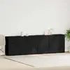 Image de vidaXL Buffet Chêne noir 240 x 33 x 70 cm Bois d'ingénierie