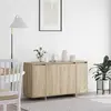 Image de vidaXL Buffet Chêne Sonoma 135 x 41 x 75 cm Bois d'ingénierie