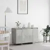 Image de vidaXL Buffet Gris béton 120 x 41 x 75 cm Bois d'ingénierie