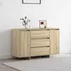 Image de vidaXL Buffet Chêne Sonoma 120 x 41 x 75 cm Bois d'ingénierie