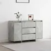 Image de vidaXL Buffet Gris béton 120 x 41 x 75 cm Bois d'ingénierie