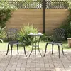 Image de Vidaxl Chaise d'extérieur en aluminium - Noir