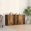 Image de vidaXL Buffet 2 pcs Bois ancien 79 x 38 x 80 cm Bois d'ingénierie