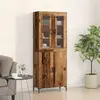 Image de vidaXL Haut Armoire 2 pcs Bois ancien 69,5 x 34 x 180 cm