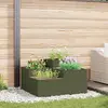 Image de vidaXL Jardinière - Vert Olive Acier