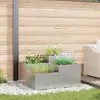 Image de vidaXL Jardinière - 100x100x48 cm Acier galvanisé