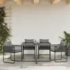 Image de vidaXL Chaises de Jardin 4 pcs Rattan