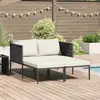 Image de Chaise longue VidaXL - Blanc crème