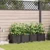 Image de vidaXL Jardinières avec système d'irrigation 4 pcs - Marron