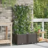Image de vidaXL Jardinières avec système d'irrigation 2 pcs - Marron