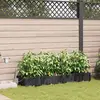 Image de vidaXL Jardinières avec système d'irrigation d'eau 4 pcs Noir