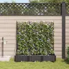 Image de vidaXL Jardinières avec Système d'Irrigation 3 pcs - Noir