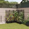 Image de vidaXL Jardinières avec Système d'Irrigation 5 pcs Noir