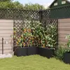 Image de vidaXL Jardinières avec Système d'Irrigation 5 pcs - Noir