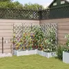 Image de vidaXL Jardinières irriguées 5 pcs - Blanc