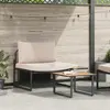 Image de vidaXL Canapé de Jardin 2 Pièces - Taupe
