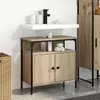 Image de vidaXL Cabinet de salle de bain avec stockage Beige 60 x 30 x 60 cm