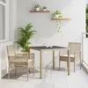 Image de vidaXL Ensemble de 6 Beige et Noir