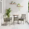 Image de vidaXL Ensemble mobilier de jardin 3 pièces